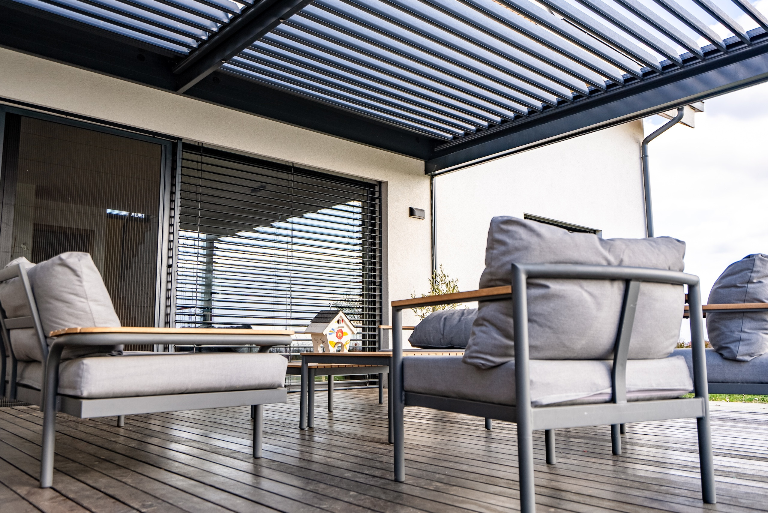 Projekt lamelna pergola Projekt IŠ