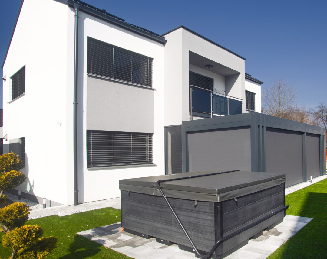 Projekt lamelna pergola RR Kranj