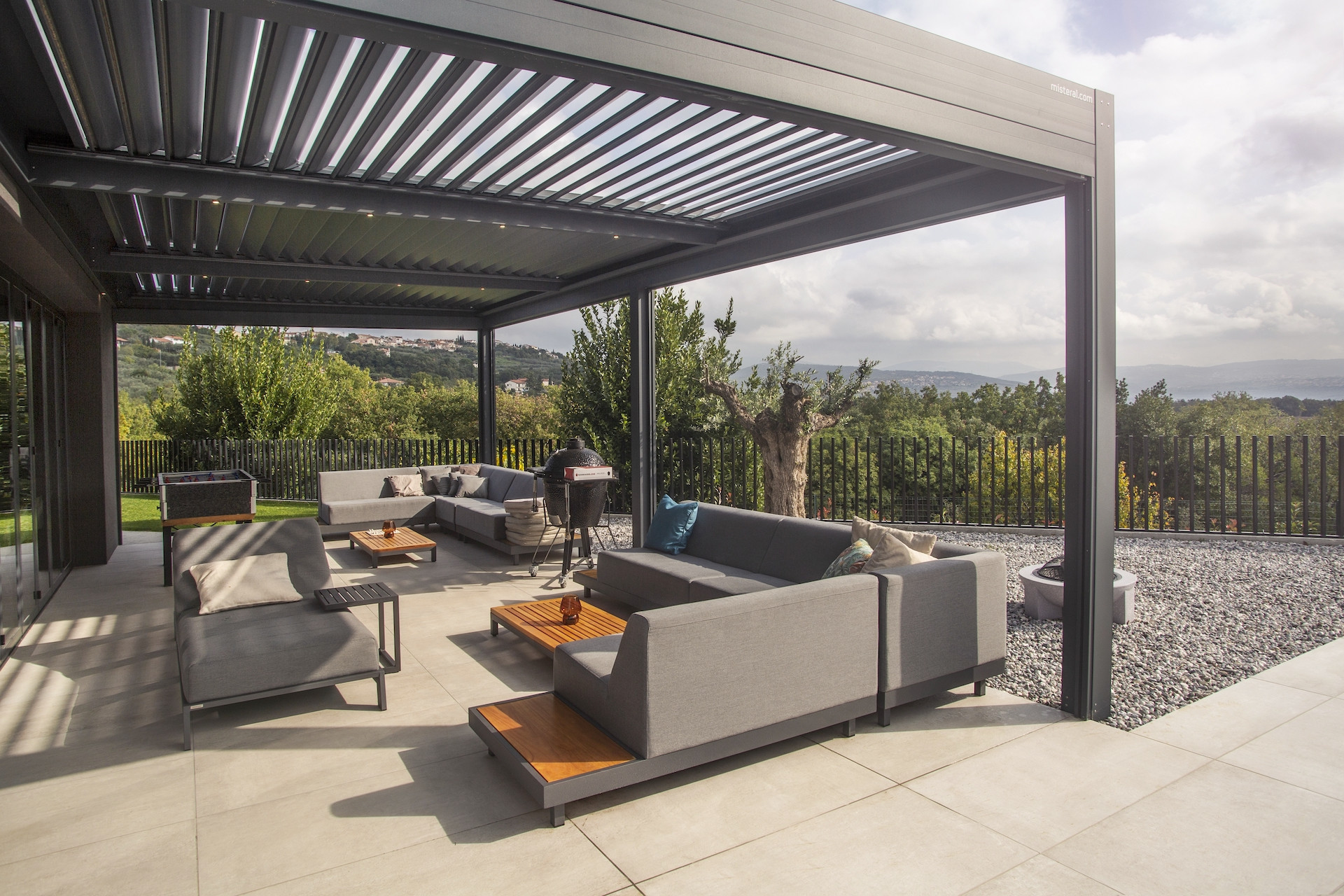 Projekt lamelna pergola SV Ankaran