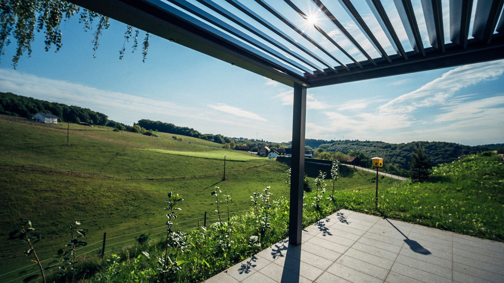 Projekt PČ Krško - Lamelna/bioklimatska pergola Misteral - Terasa, brisole, zip rolo