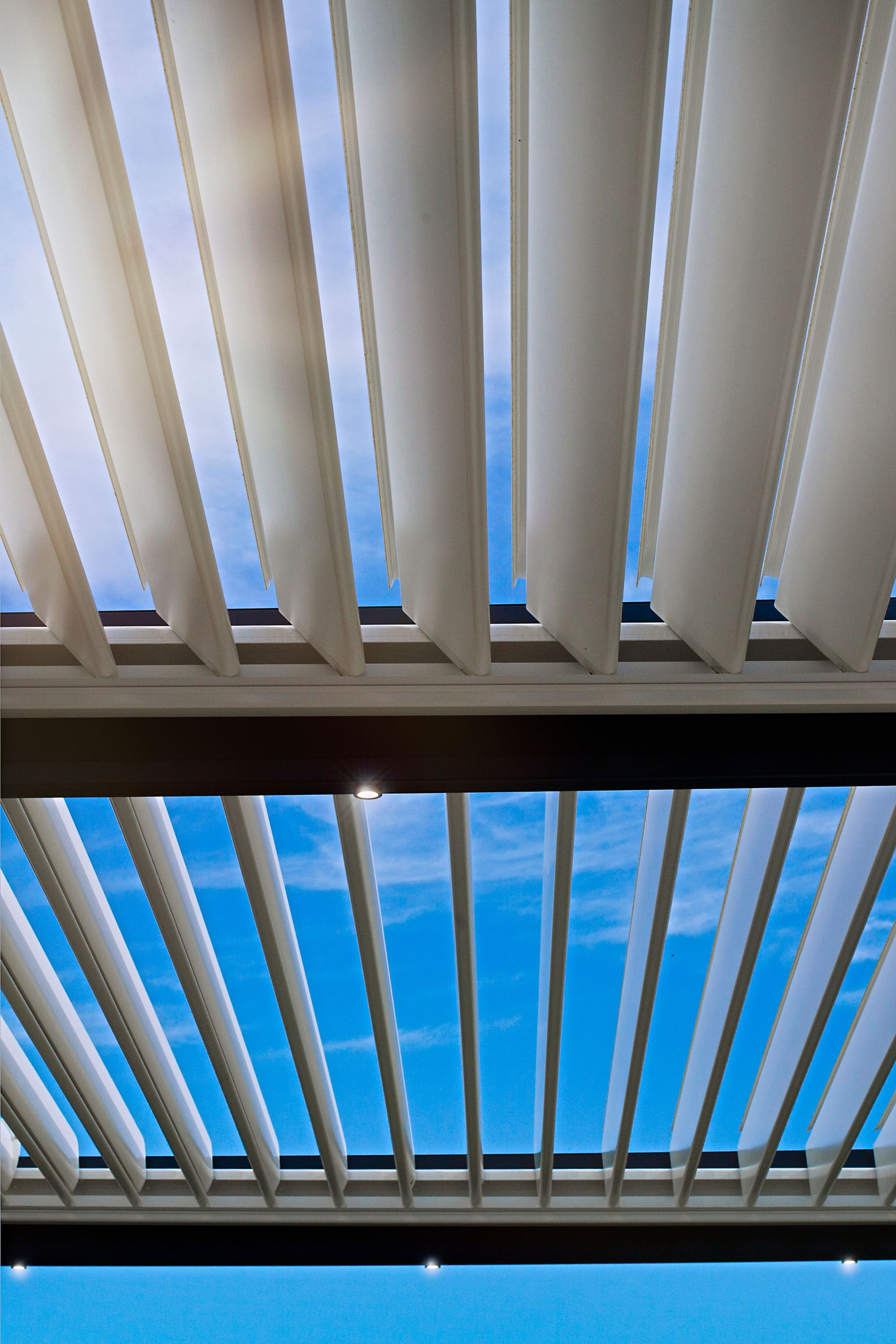 Projekt PG Ljubljana - Bioklimatska pergola Misteral - Terasa, Brisole, zip rolo