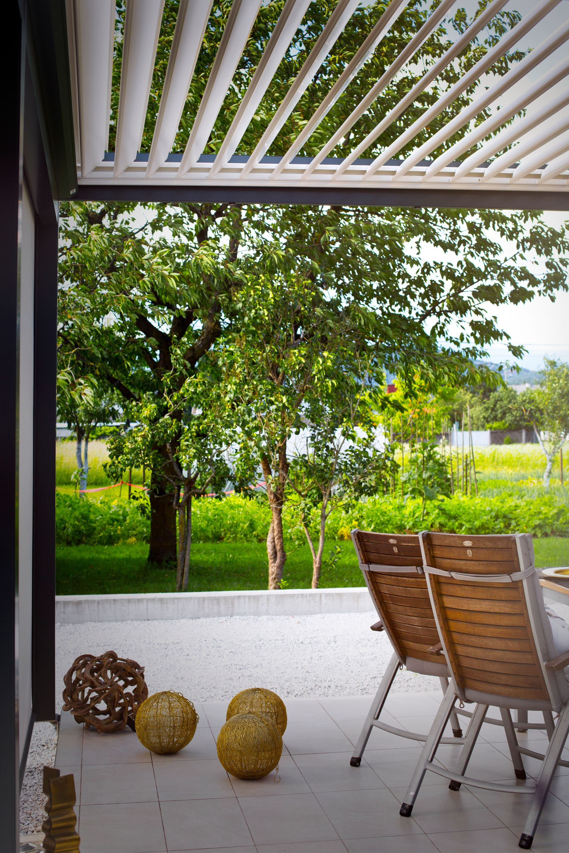 Projekt PG Ljubljana - Lamelna/bioklimatska pergola Misteral - Terasa, brisole, zip rolo