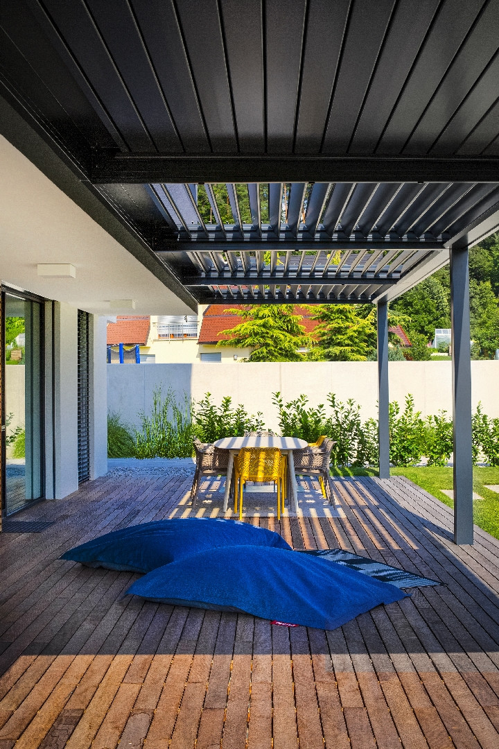 Projekt PV Vojnik - Lamelna/bioklimatska pergola Misteral - Terasa, brisole, zip rolo