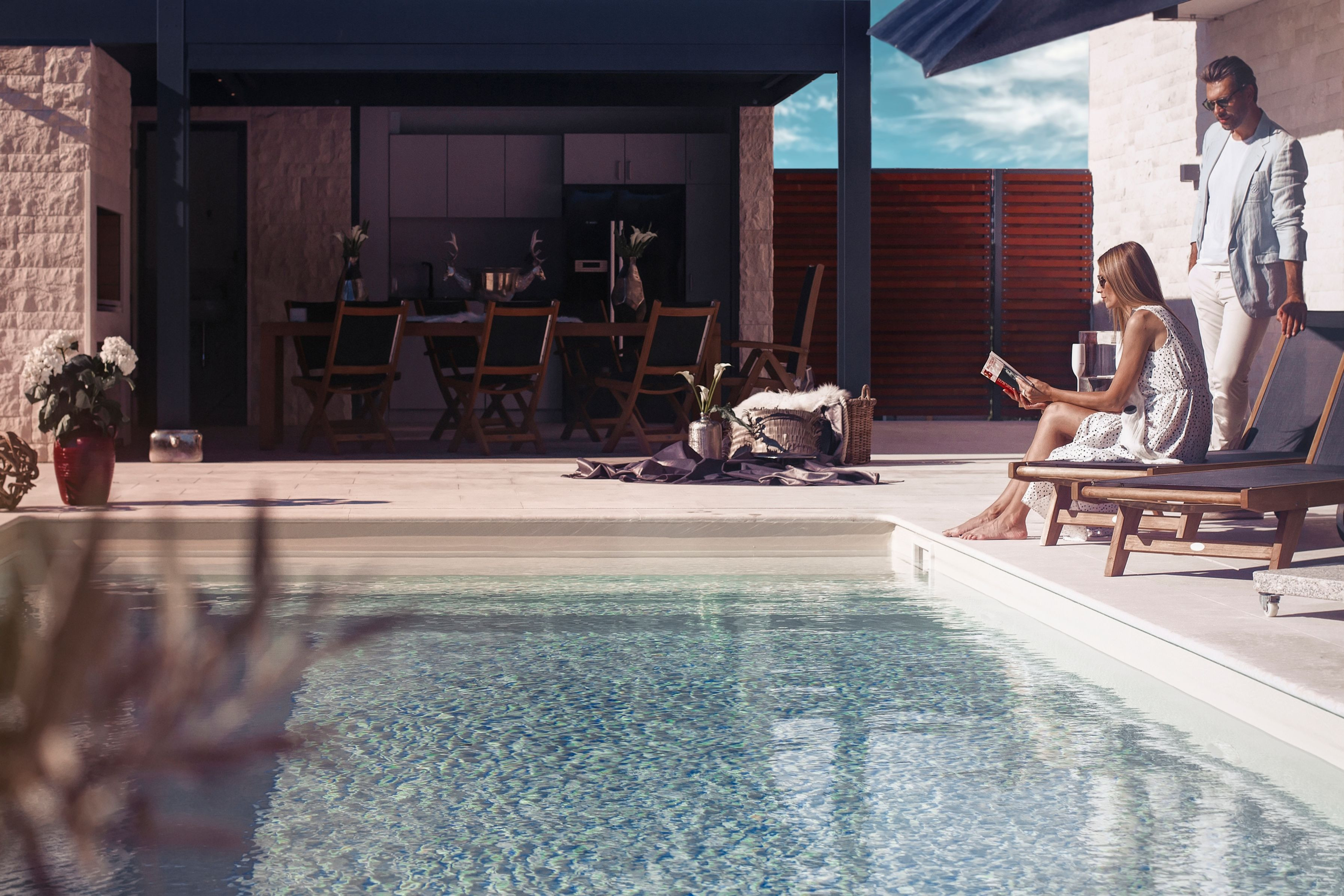 Projekt SL Portorož - Bioklimatska pergola Misteral - Terasa, Brisole, zip rolo