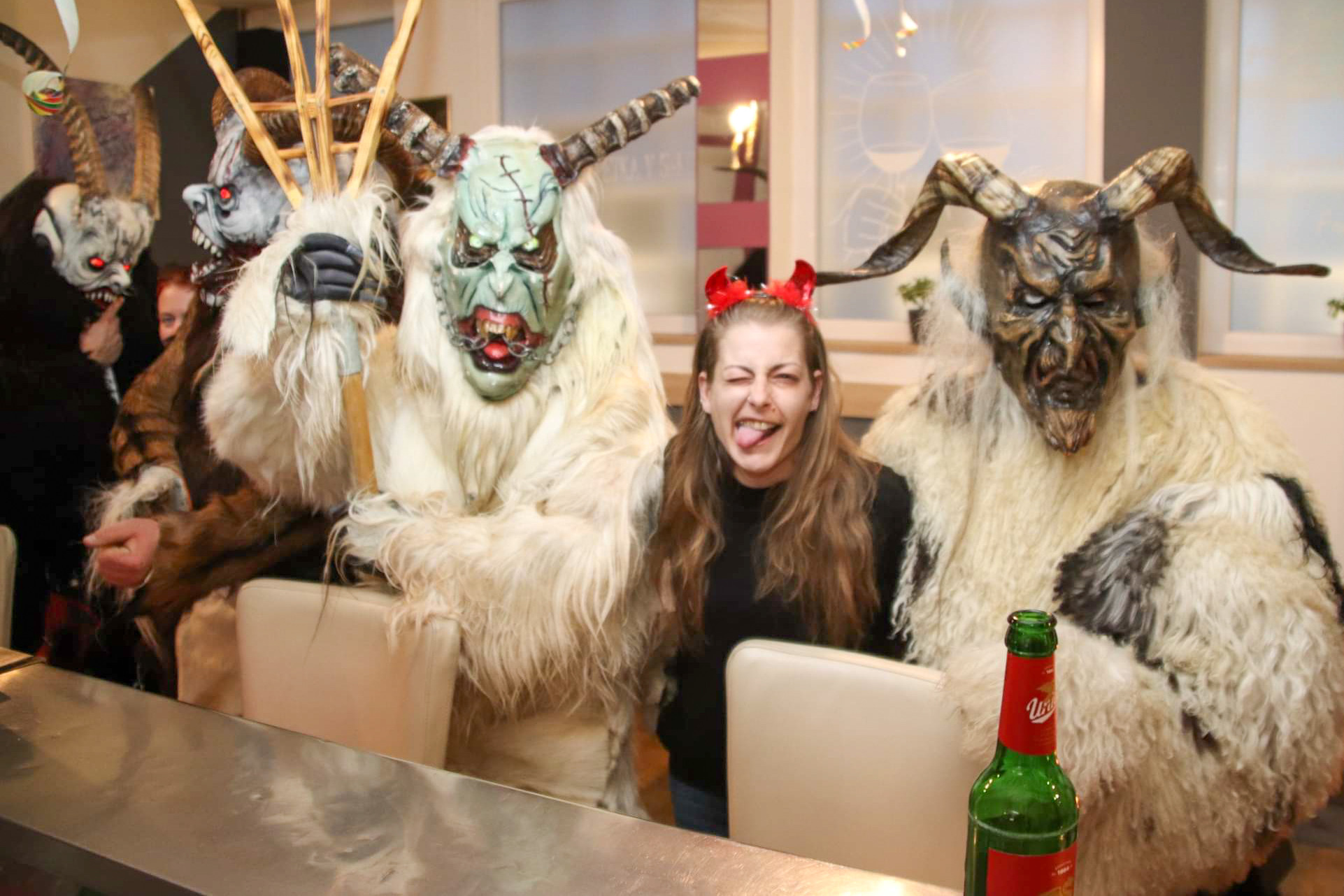 Kapelski krampusi na obisku