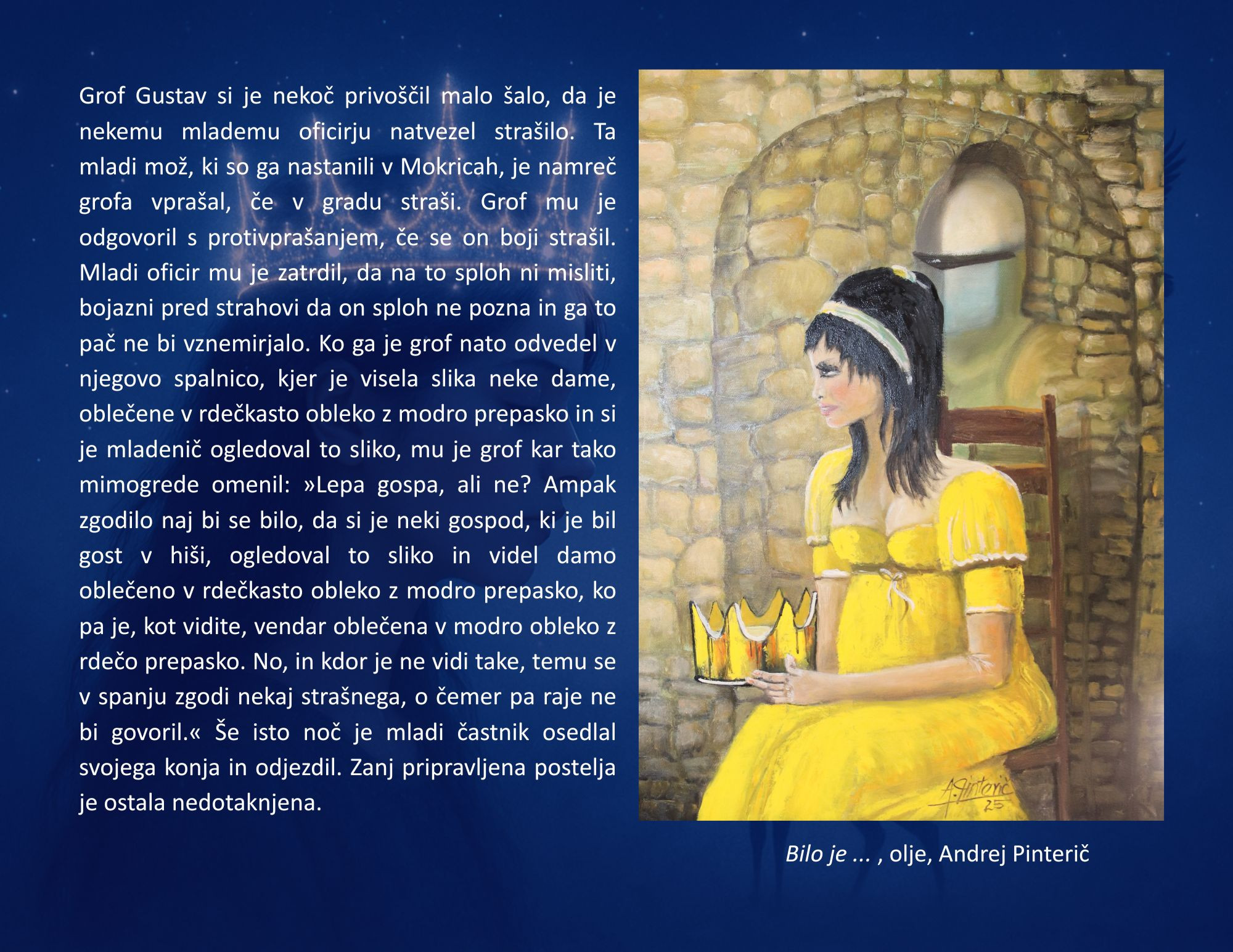 Likovna dela napolnila Grad Mokrice