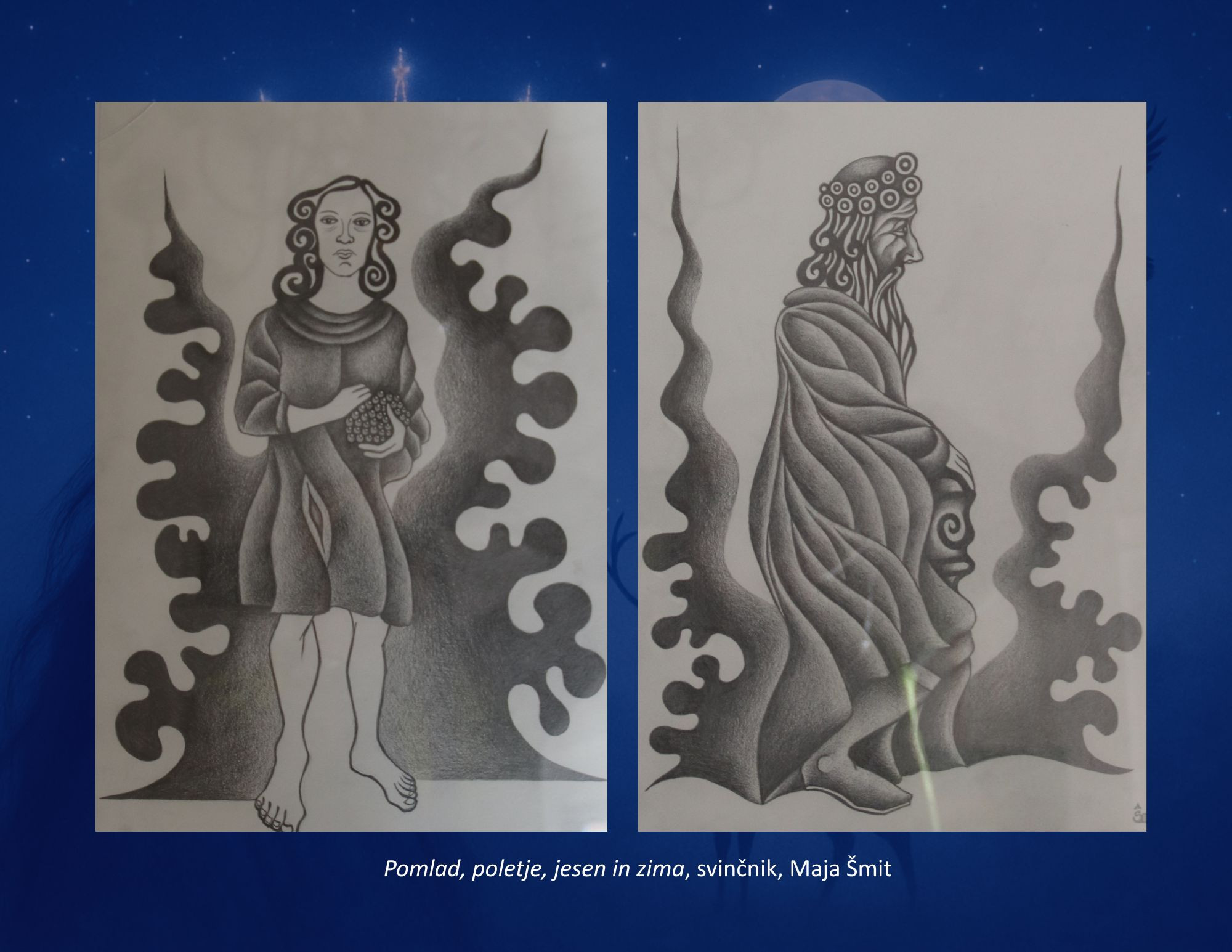 Likovna dela napolnila Grad Mokrice