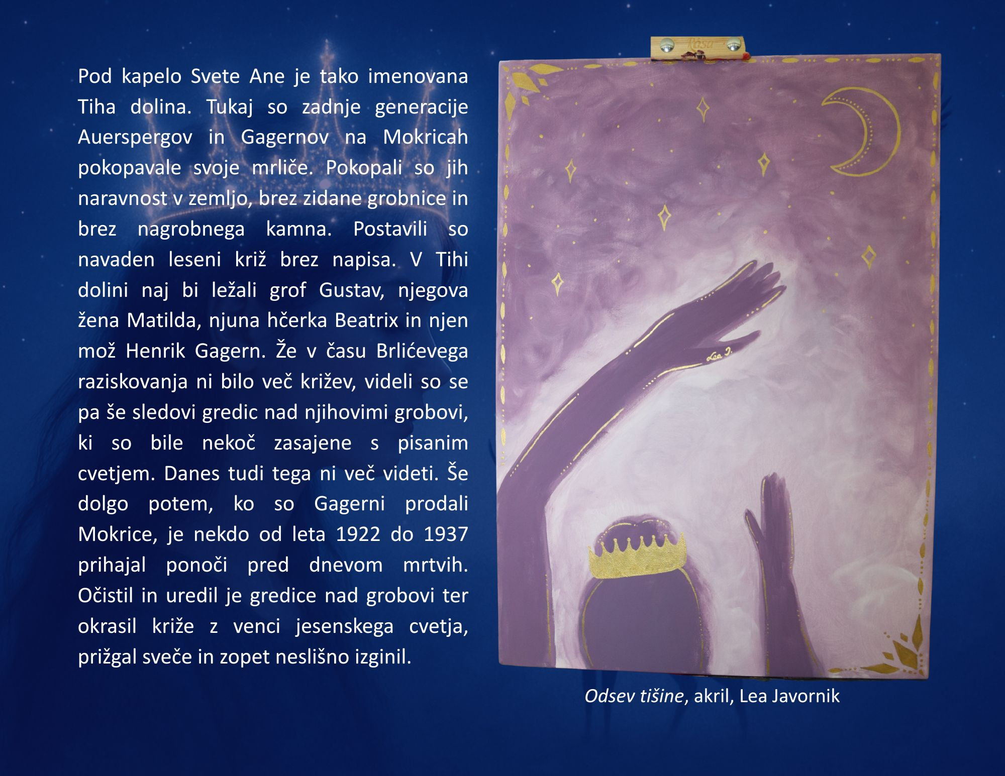 Likovna dela napolnila Grad Mokrice