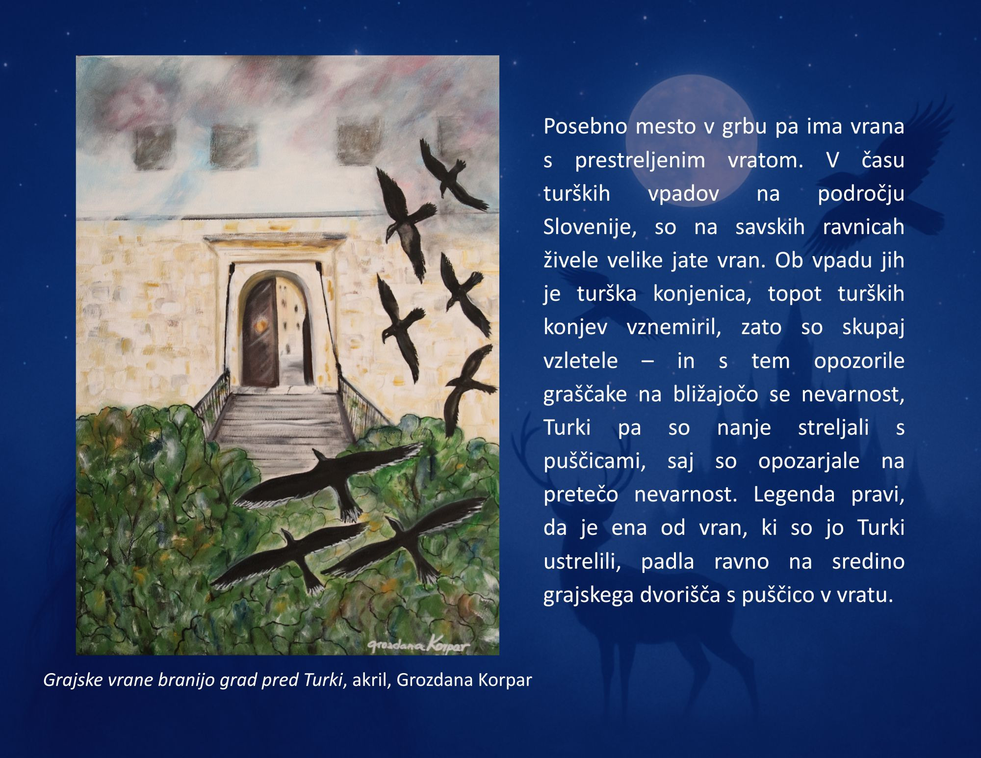 Likovna dela napolnila Grad Mokrice