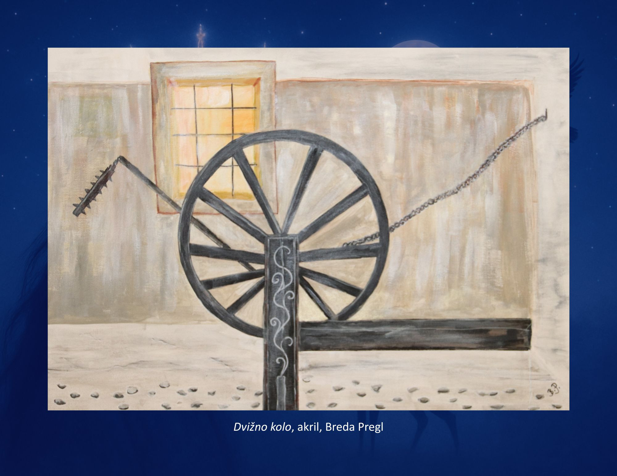 Likovna dela napolnila Grad Mokrice