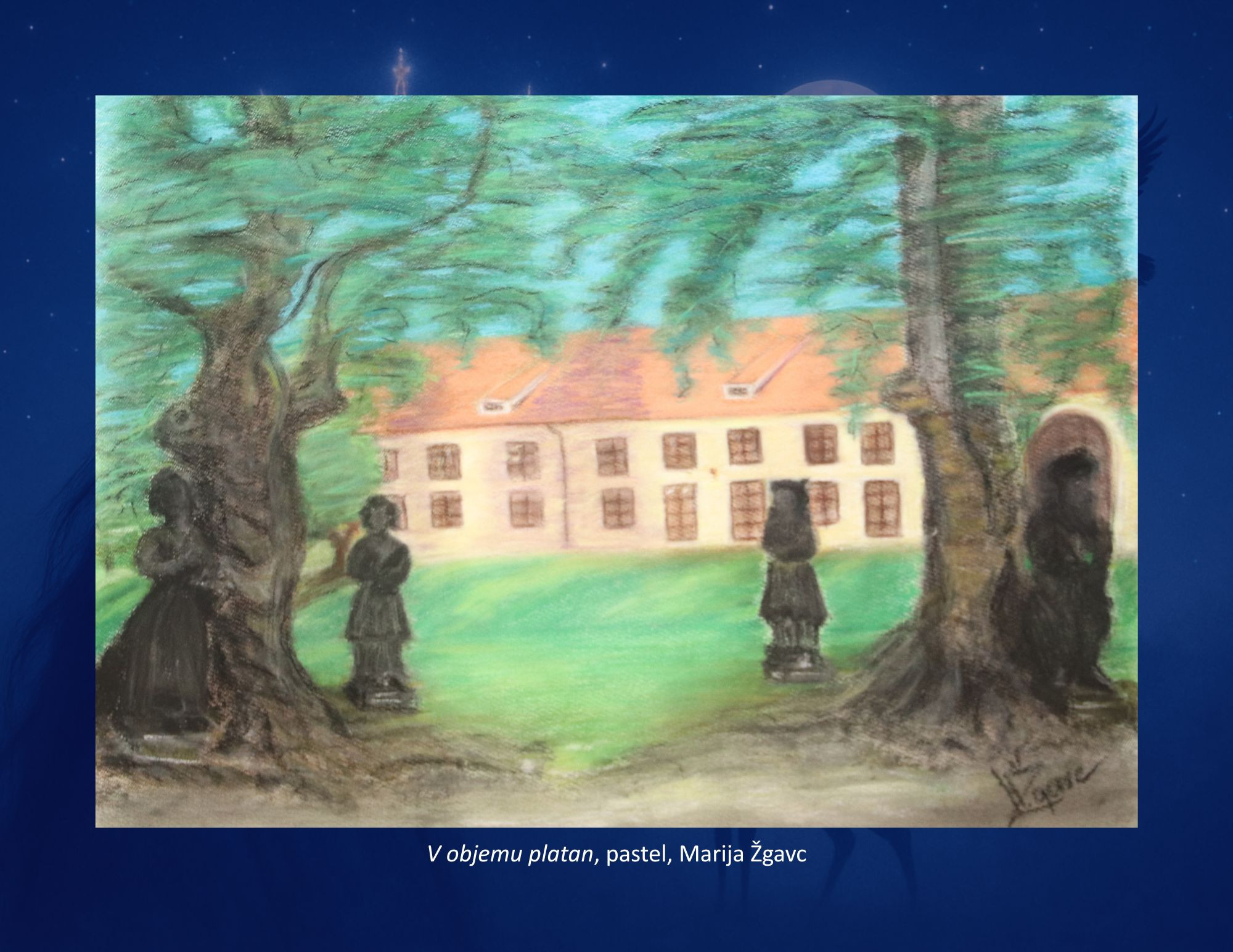 Likovna dela napolnila Grad Mokrice