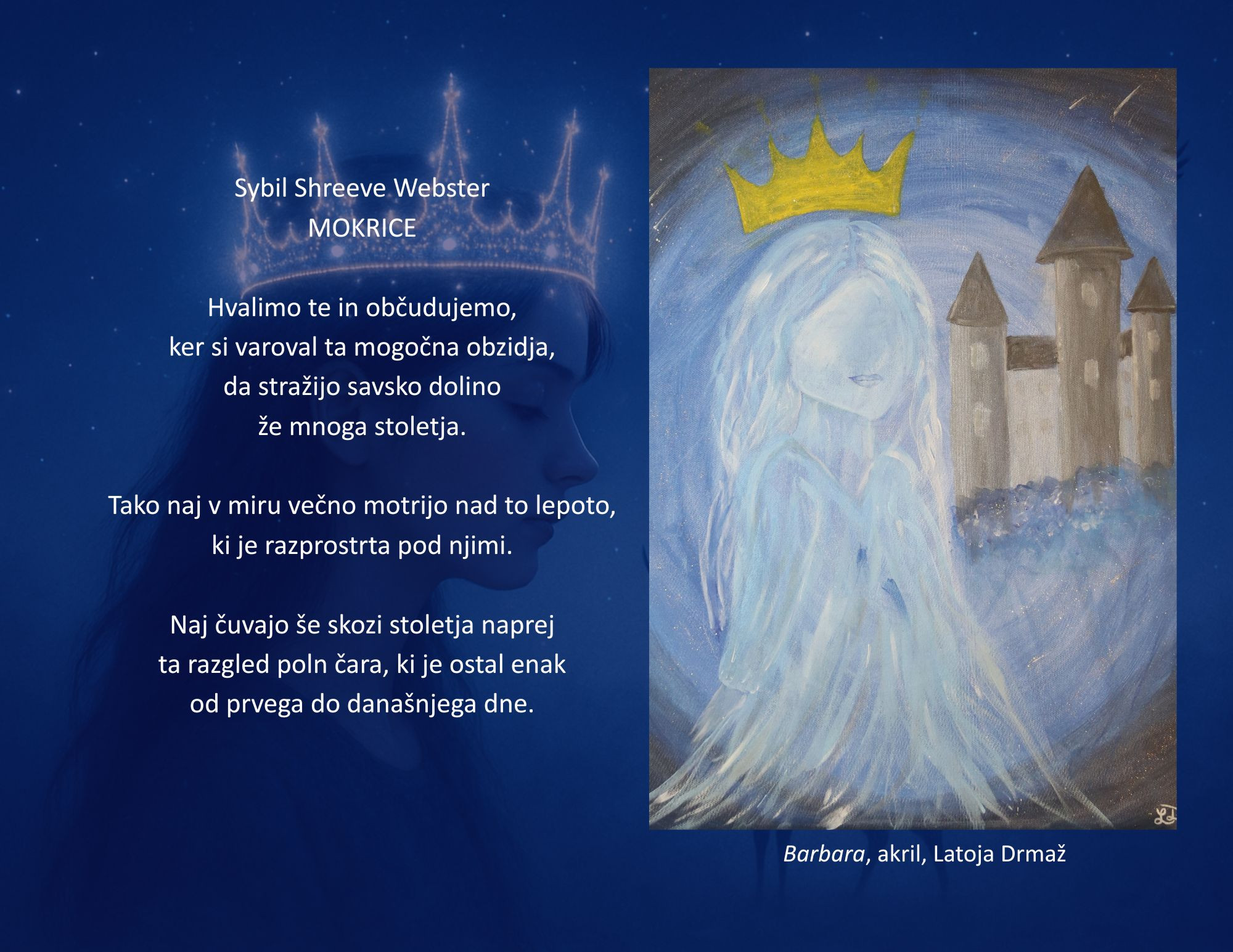 Likovna dela napolnila Grad Mokrice