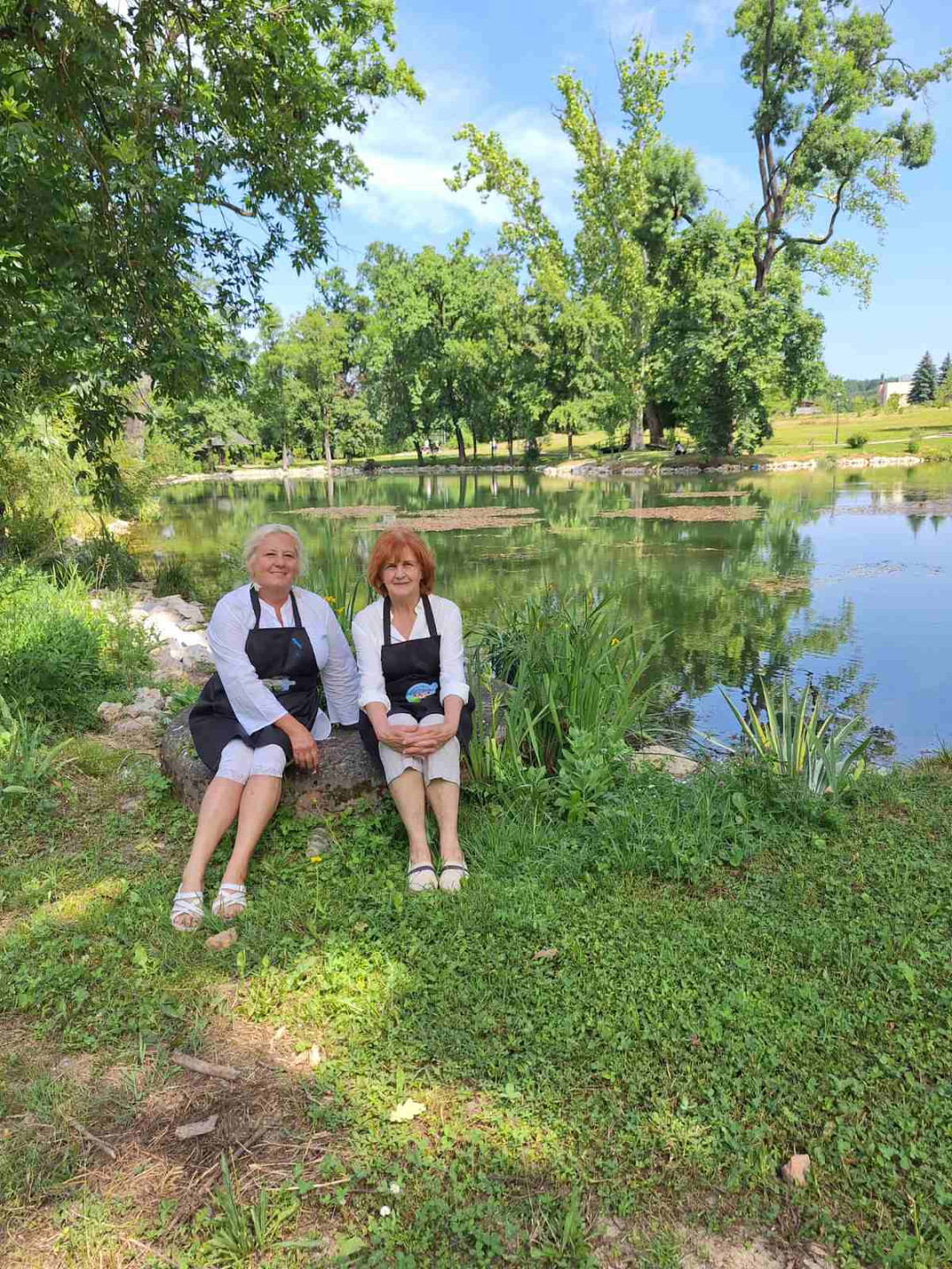 Likovniki smo slikali na dvoru Lužnica