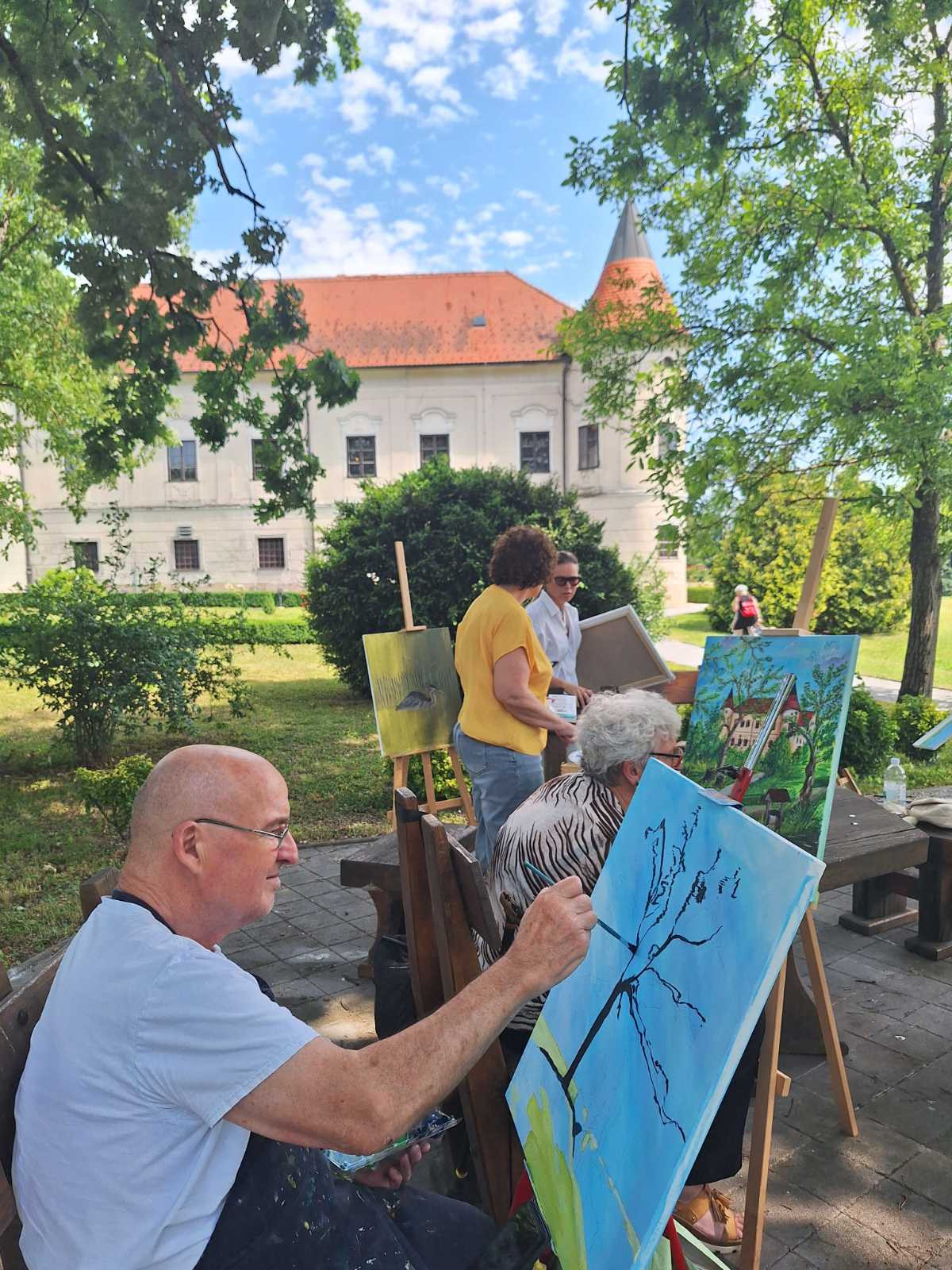 Likovniki smo slikali v Sevnici