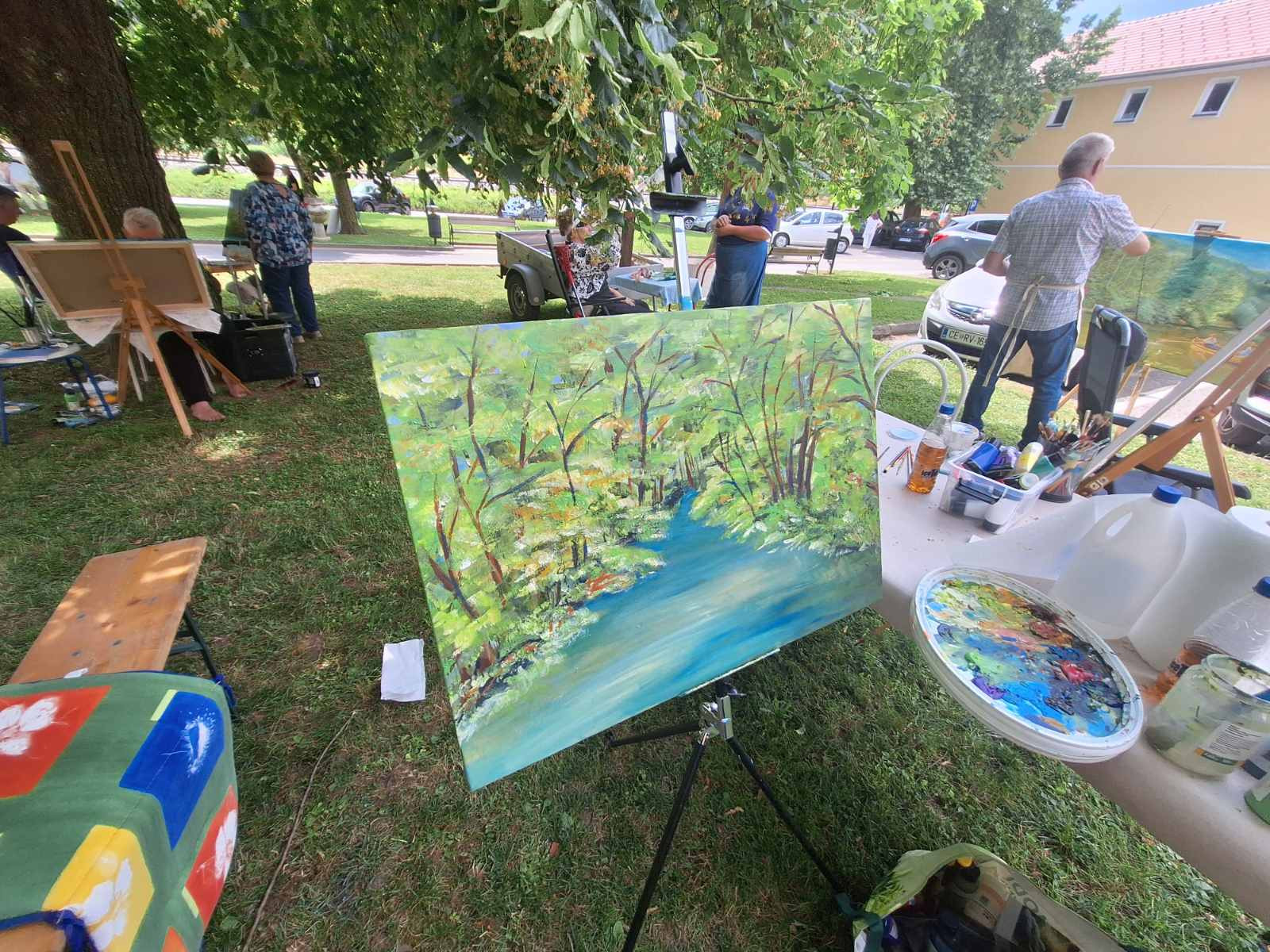 Likovniki smo slikali v Sevnici