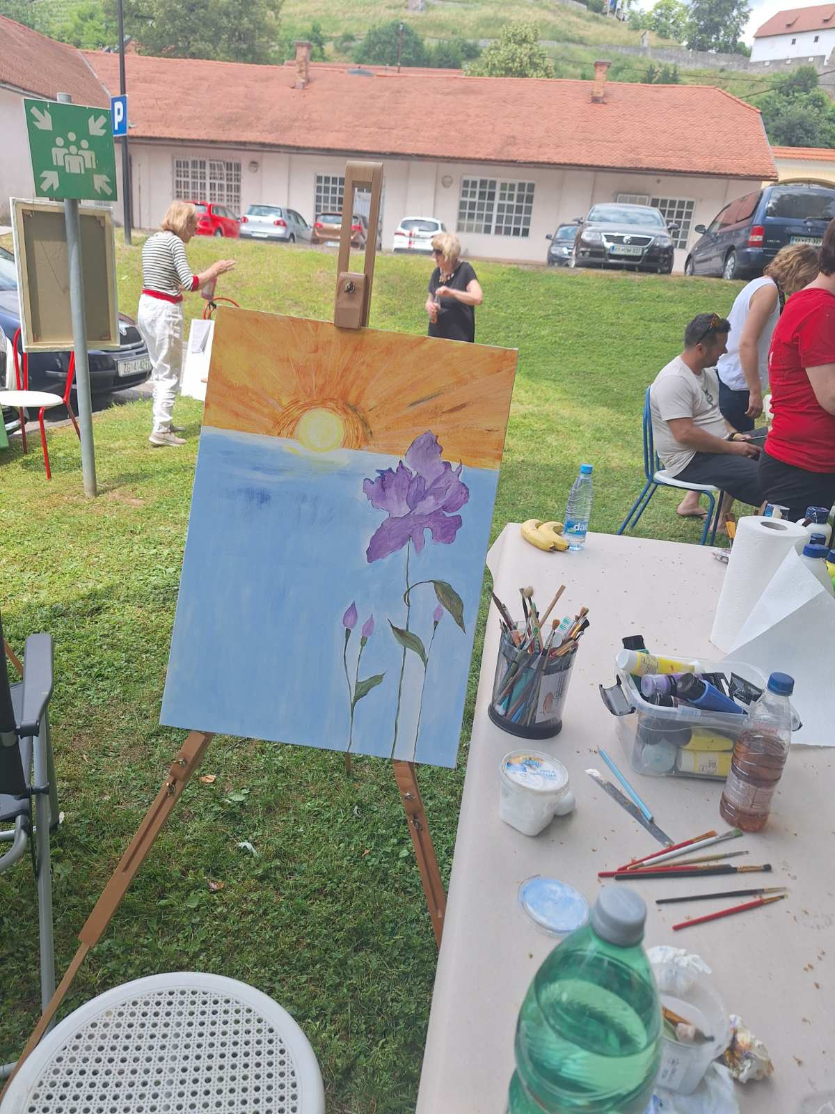 Likovniki smo slikali v Sevnici