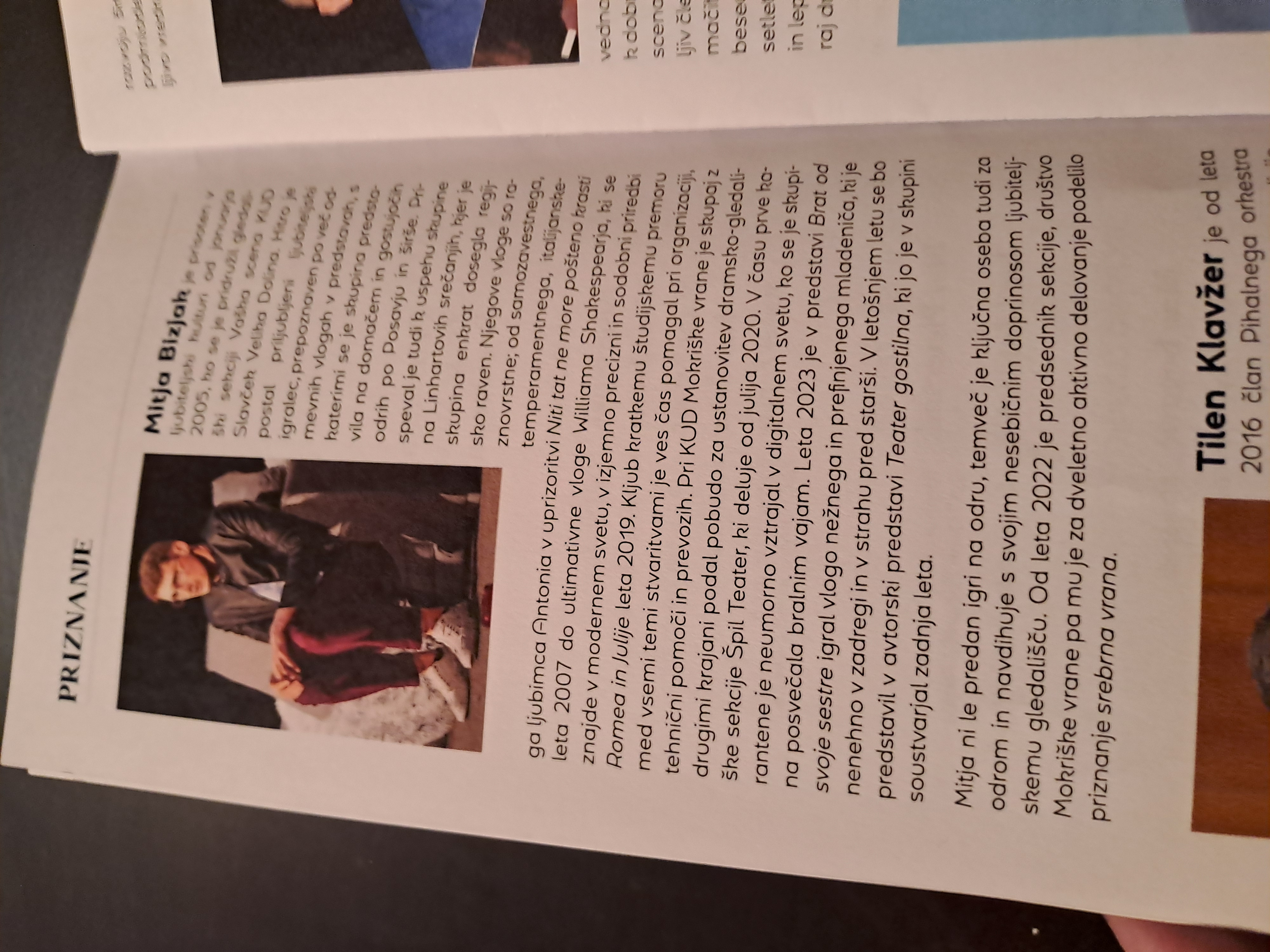 Naš član Mitja Bizjak prejel priznanje