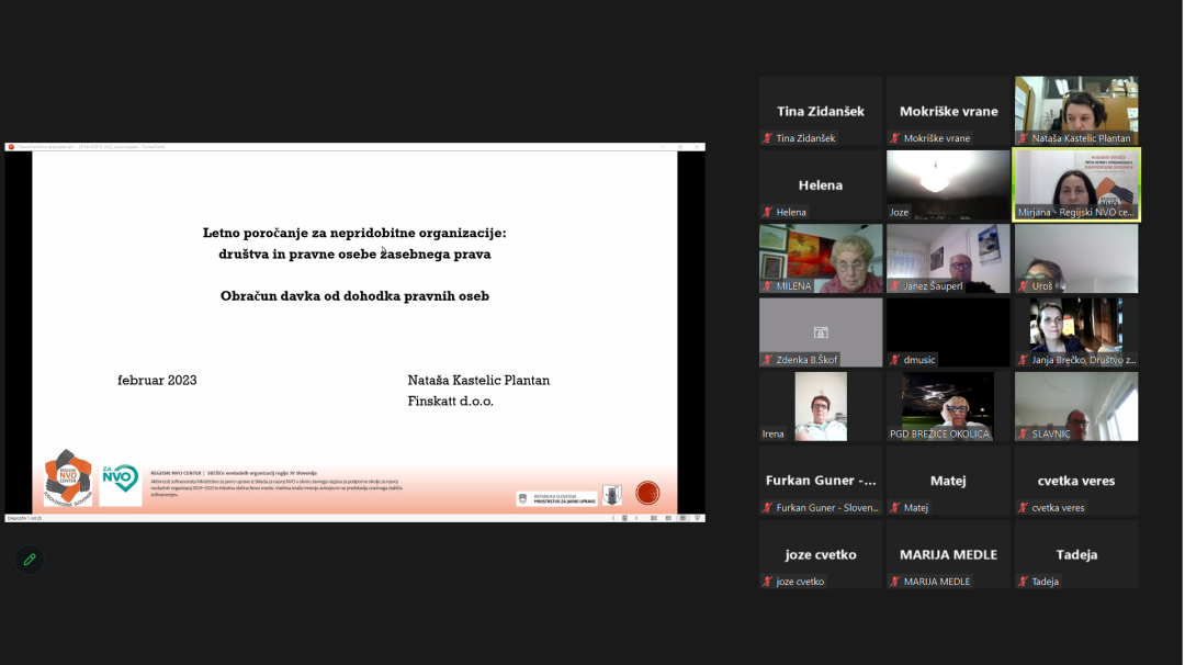 Učili smo se o računovodstvu v nevladnih organizacijah