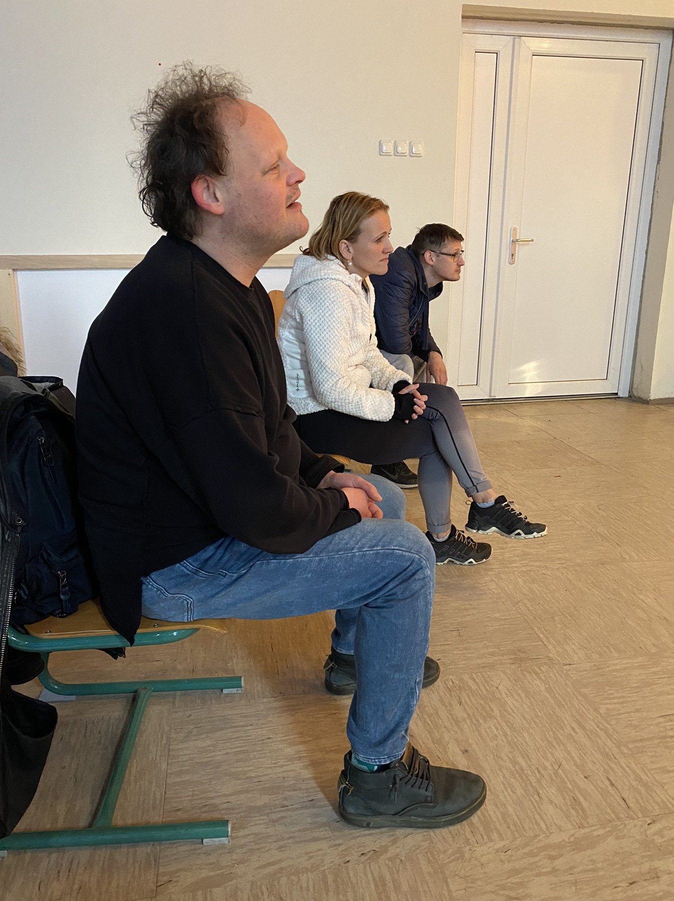 Vaje z igralcem Gašperjem Jarnijem