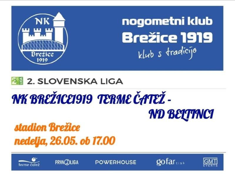 V nedeljo odločilni dan za NK Brežice