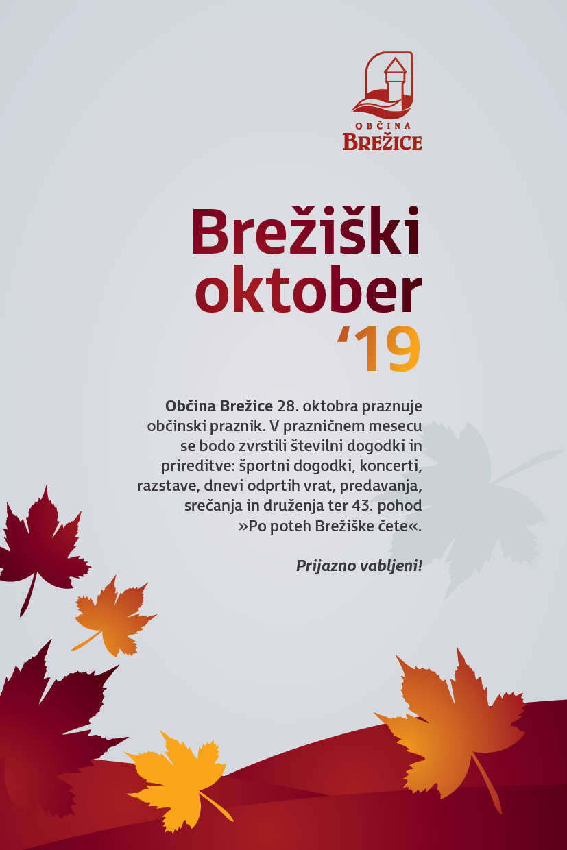 Program dogodkov Brežiški oktober 2019