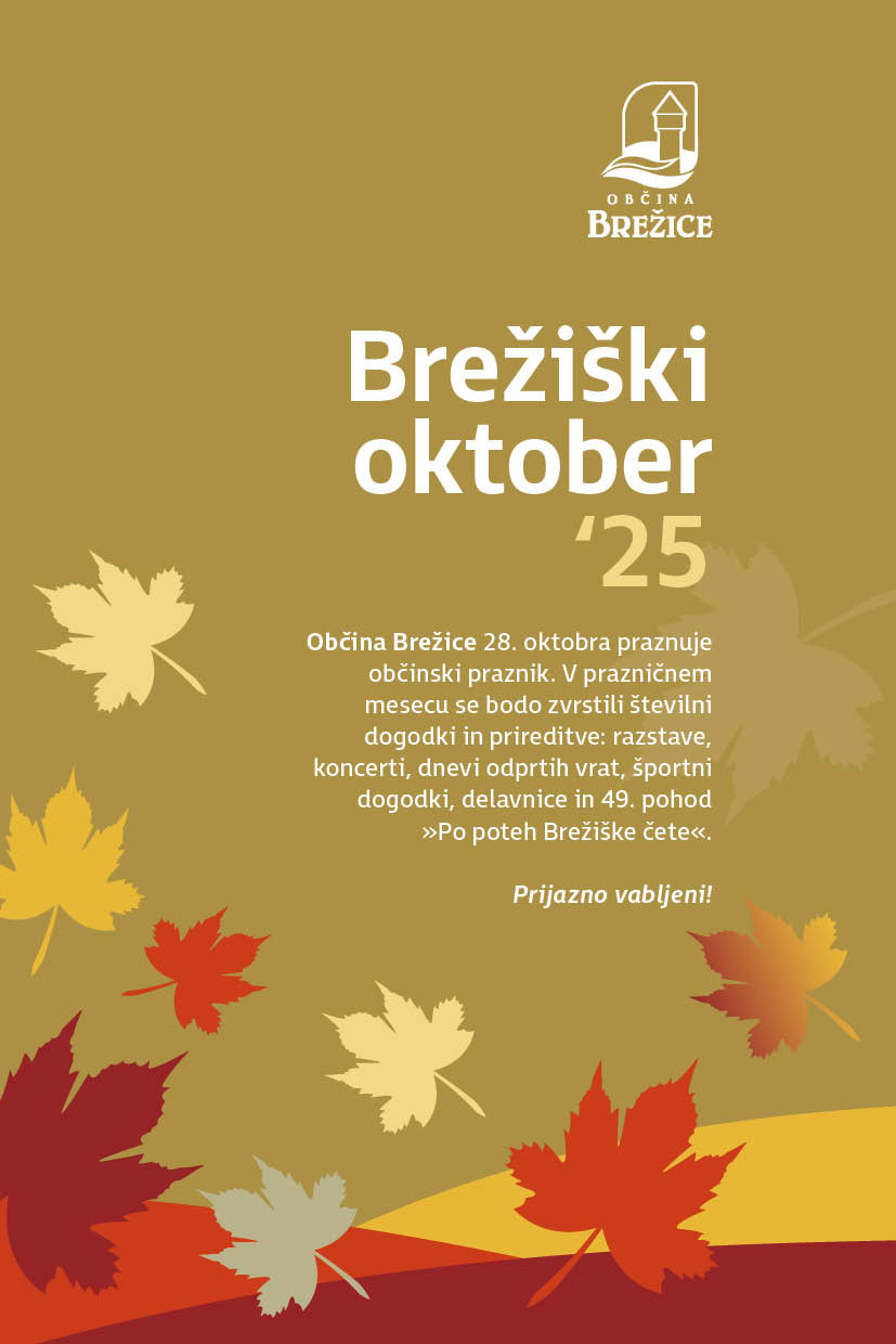 Program dogodkov Brežiški oktober 2025