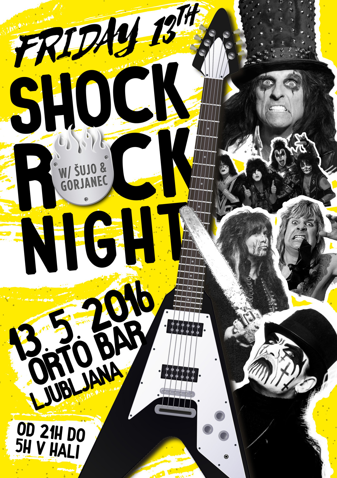 Friday 13th Shock Rock Night w/ Šujo & Gorjanec