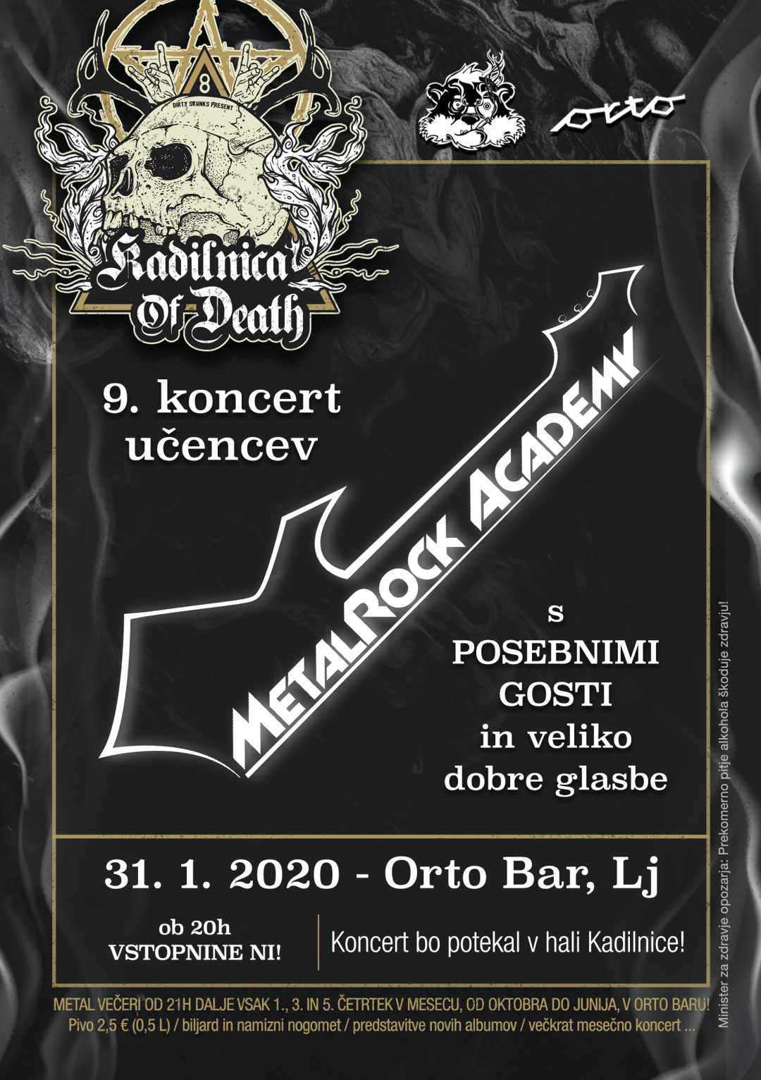 Kadilnica of Death Extra: 9. koncert učencev MetalRock Akademije
