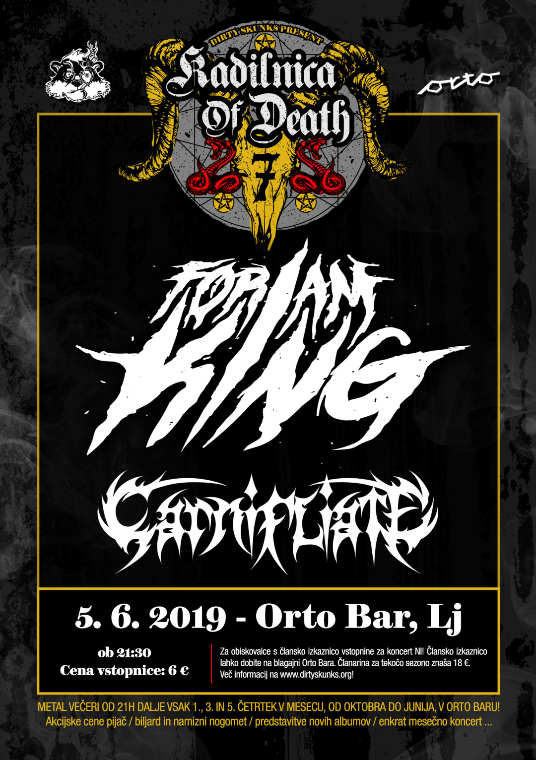 Kadilnica of Death Extra: For I Am King (Nld), Carnifliate (Si)