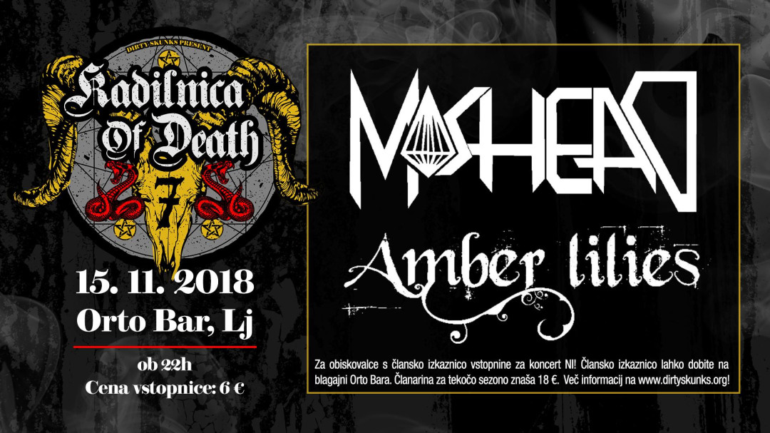 KoD : Moshead (Slo), Amber Lillies (Slo)