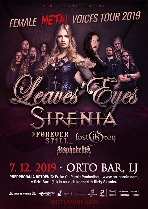 Leaves’ eyes, Sirenia, Forever still, Lost in grey+1-Orto