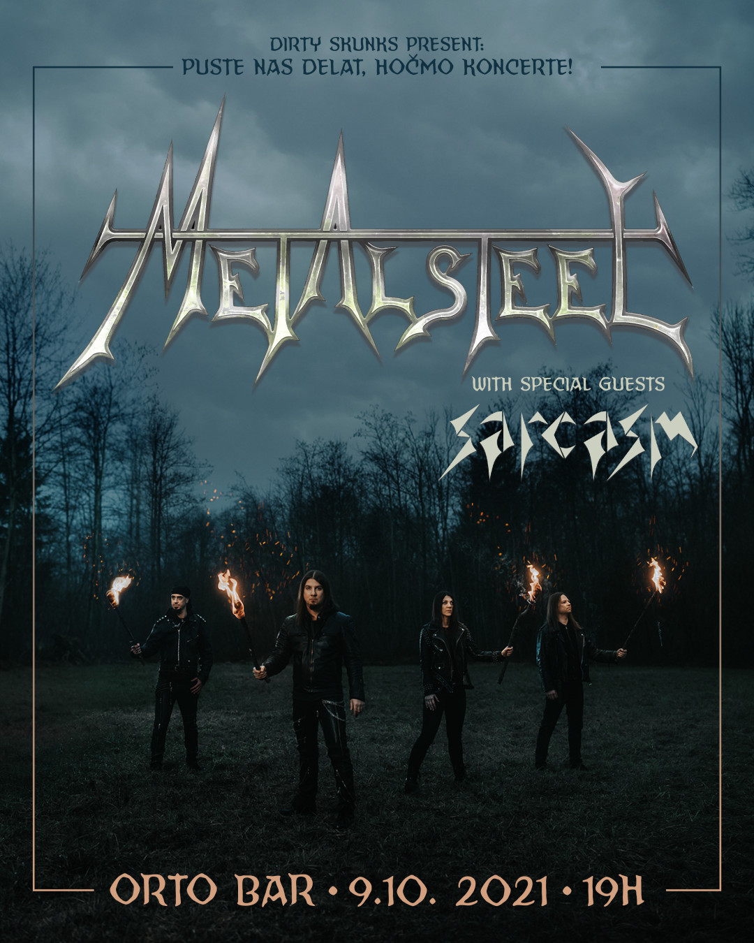 Metalsteel (Release Show) with special guests Sarcasm
