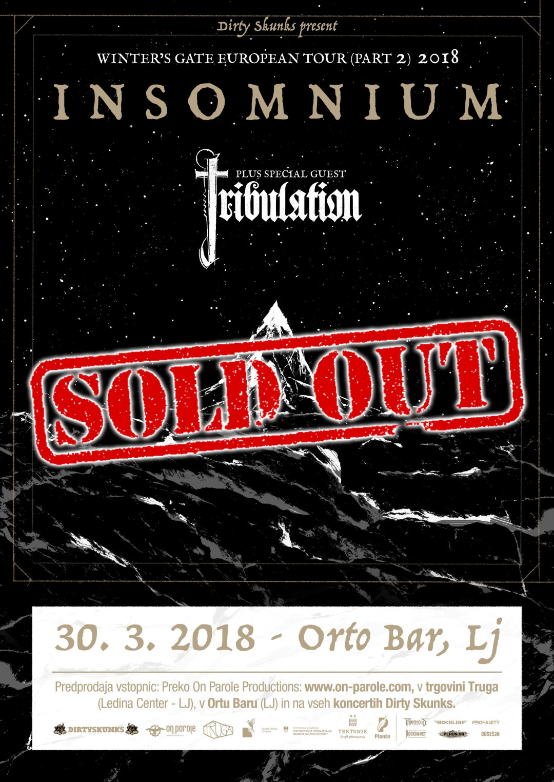 Orto Fest 2018 - Insomnium (FIN), Tribulation (SWE)