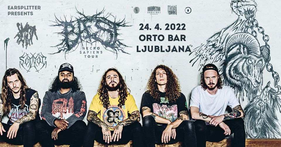 Orto Fest 2022 -  Baest (DK), Smrt (SI), Sovrag (SI)
