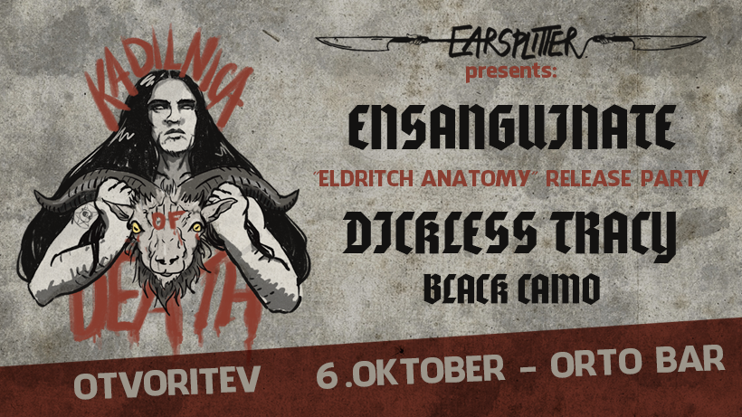 Otvoritev Kadilnice of Death in Ensanguinate’s release ’Eldritch Anatomy’