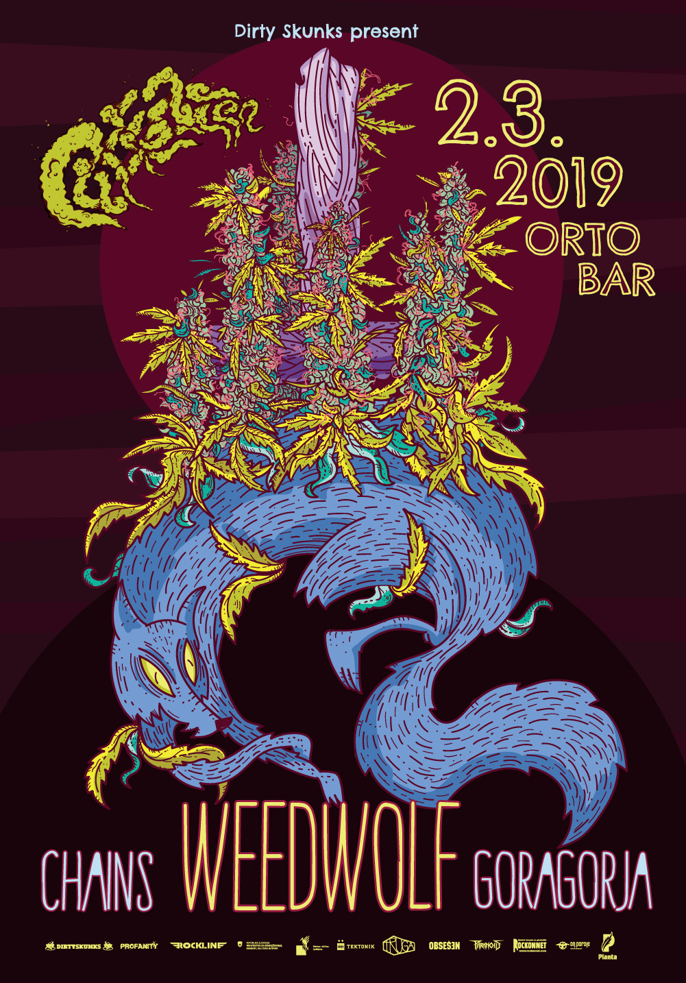 Riffeater #9 w/ Weedwolf, Goragorja, Chains