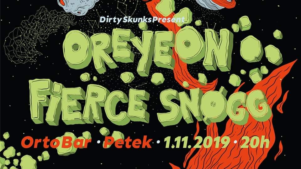 Riffeater: Oreyeon, Fierce, Snøgg