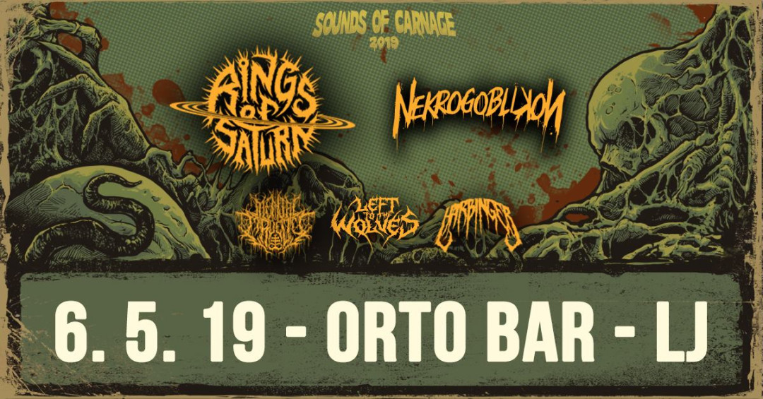 Rings Of Saturn, Nekrogoblikon, Mental Cruelty + 2 Orto bar