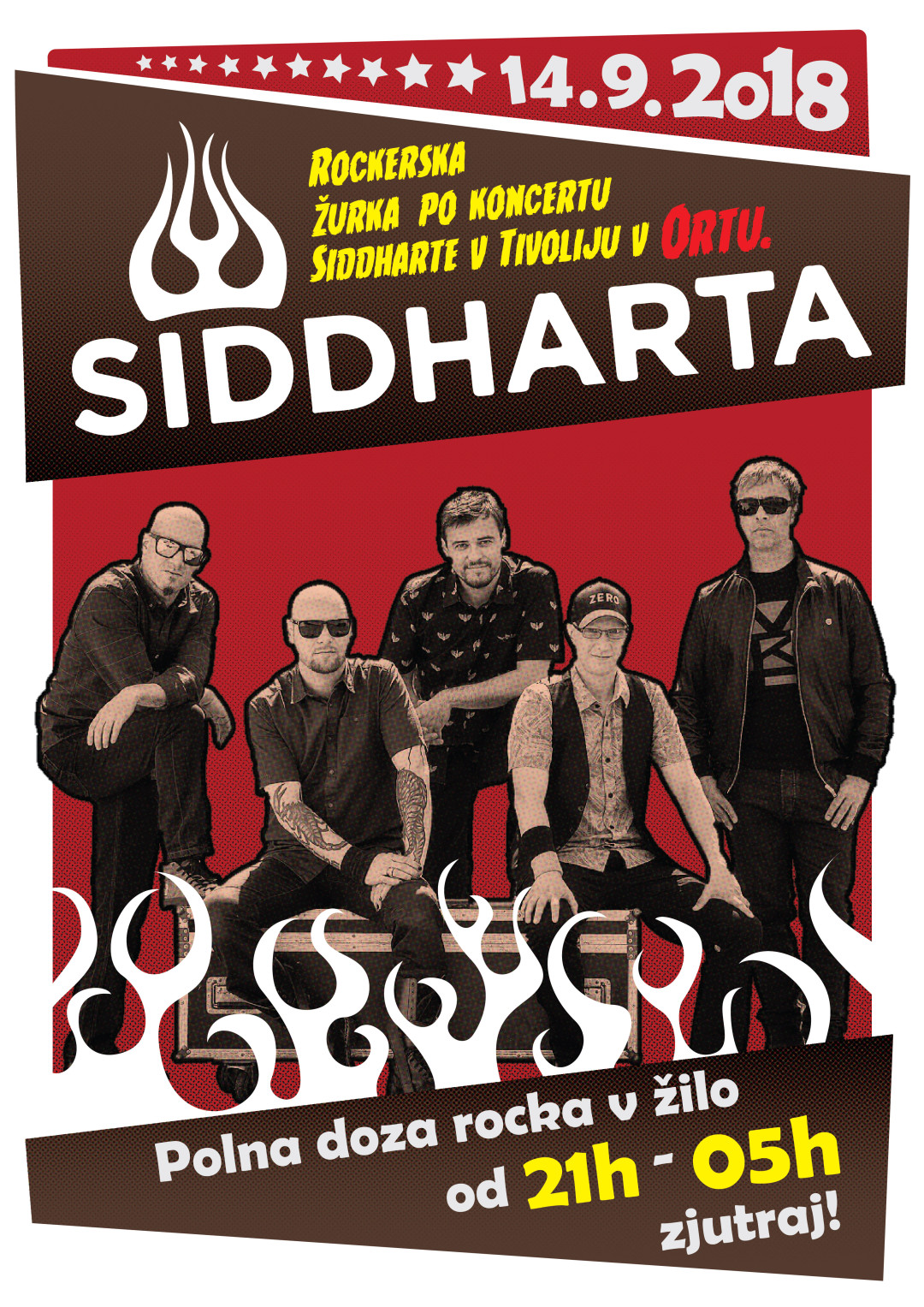 Rockerska žurka po koncertu Siddharte v Tivoliju!