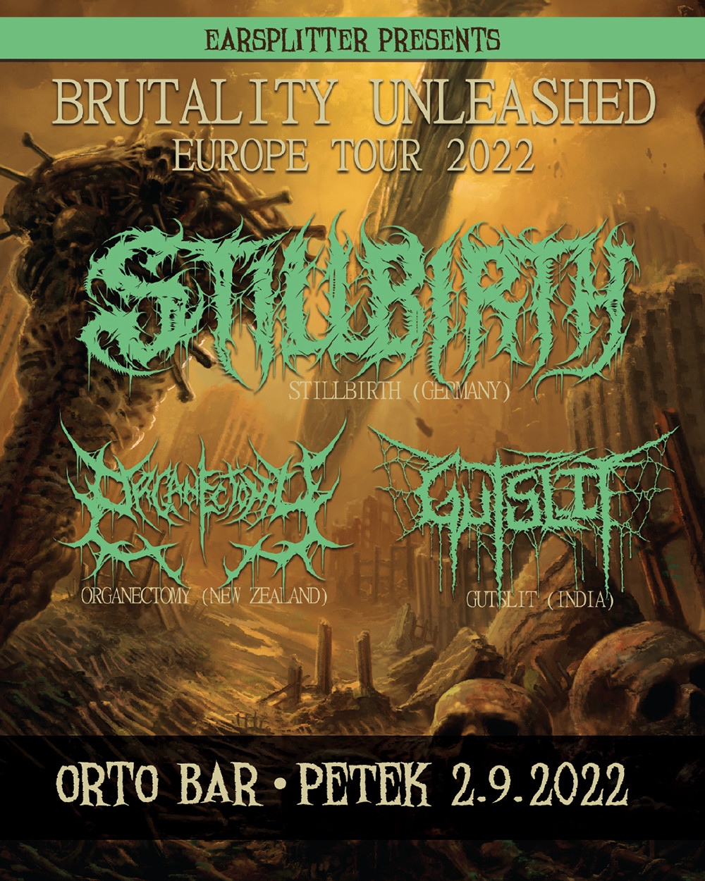 Stillbirth, Gutslit, Organectomy