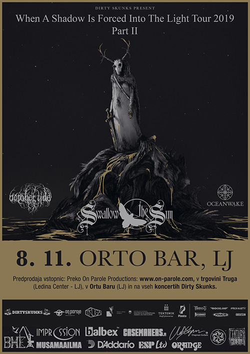 Swallow the Sun (Fin), October Tide (Swe), Oceanwake (Fin)