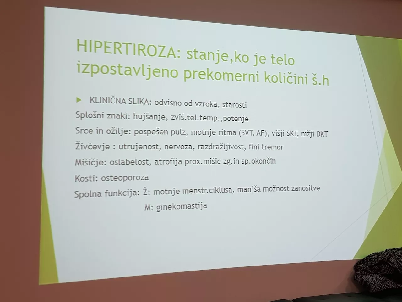 Informativno predavanje o ščitnici
