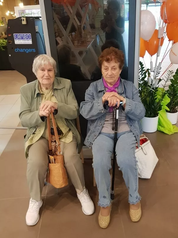 Prišli sta tudi naši članici iz Kostanjevice na Krki, zvesti udeleženki aktivnosti društva