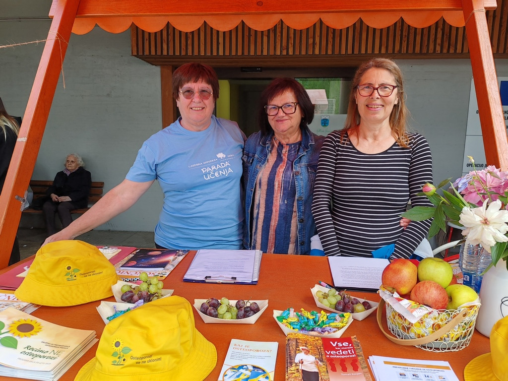 Parada učenja v Sevnici, prostovoljke