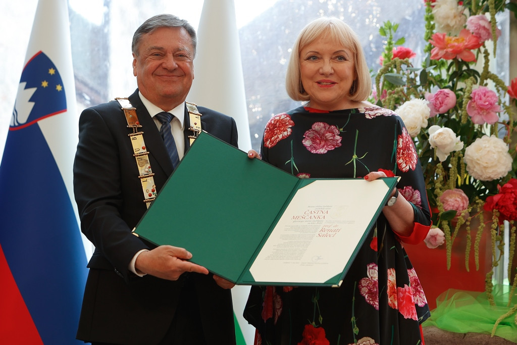 Slavnostna seja in podelitev naziva častni meščan in meščanka mesta Ljubljana