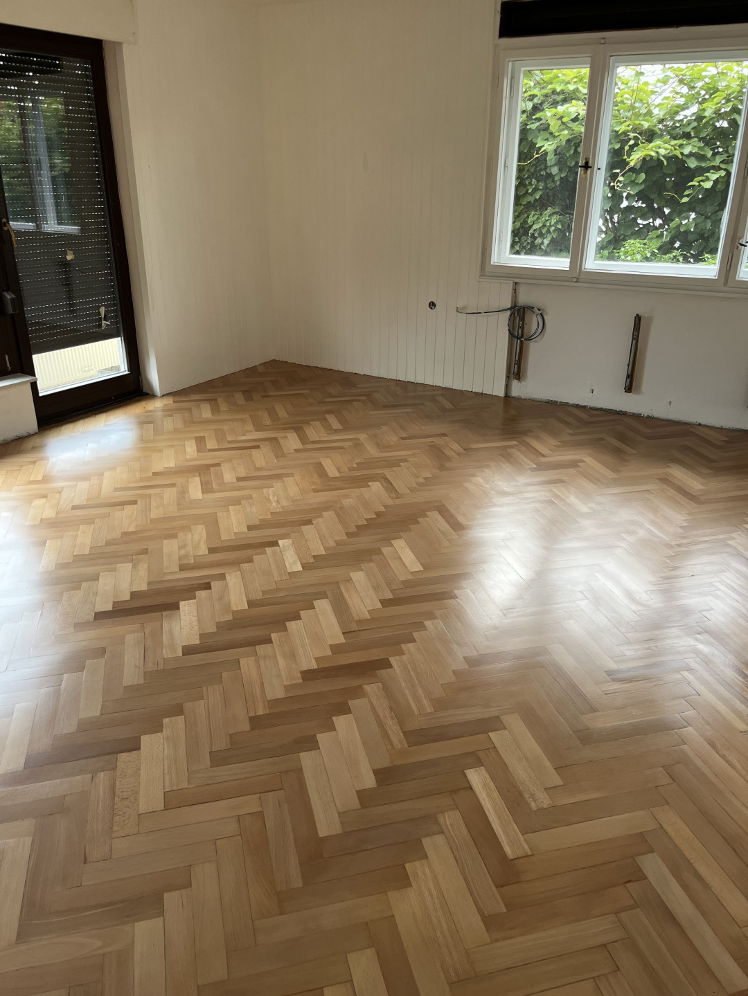 Obnova bukovega parketa DP