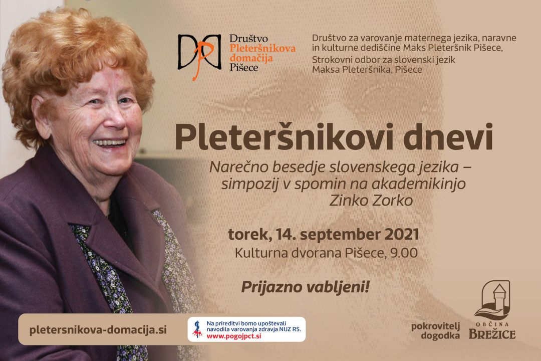 Pleteršnikovi dnevi 2021