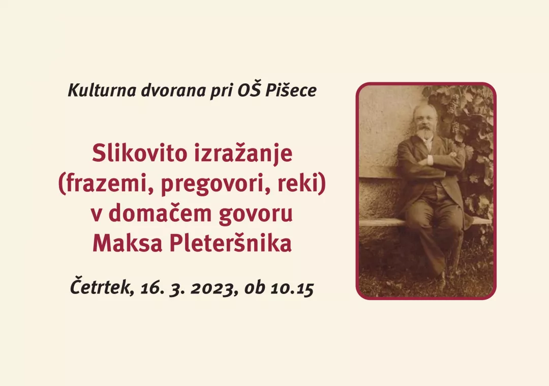 Slikovito izražanje (frazemi, pregovori, reki) v domačem govoru Maksa Pleteršnika