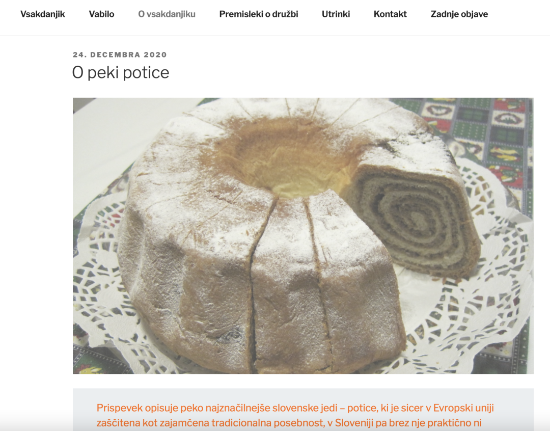 Blog Vsakdanjik uvrščen v pregled najopaznejših kulturnih dogodkov 2020