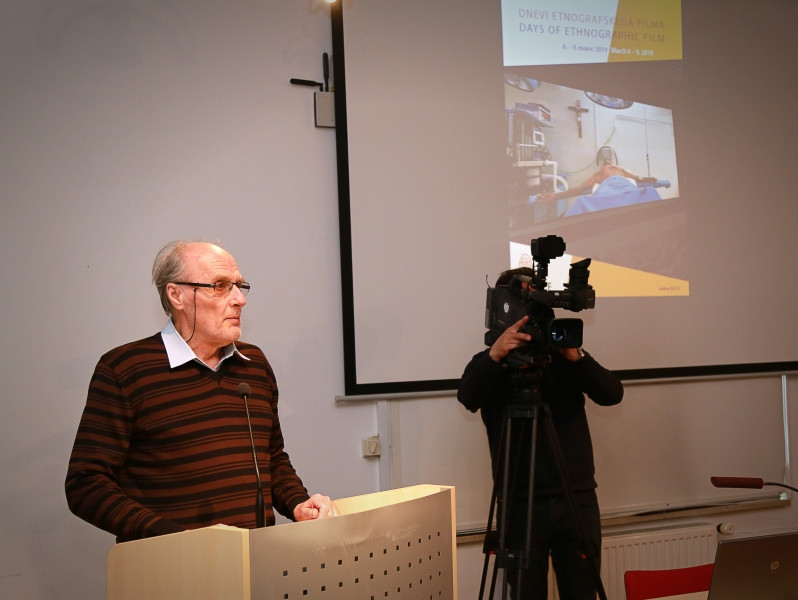 Naško Križnar. Foto: Igor Lapajne. Dnevi etnografskega filma 6.-9. marec 2019
